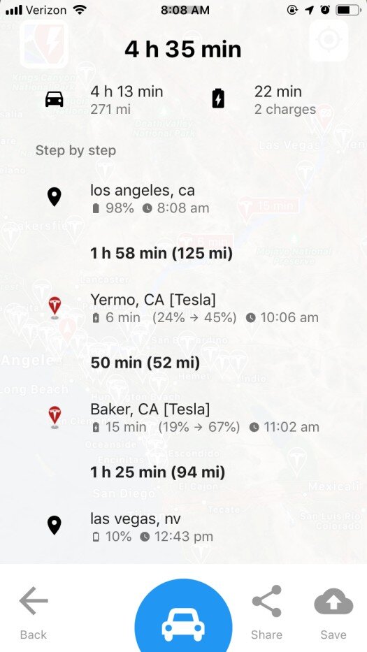 Essential Electric Car App: A Better Route Planner 
