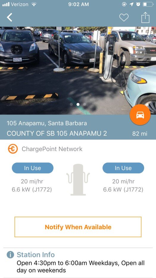 Essential Electric Car App: Chargepoint 
