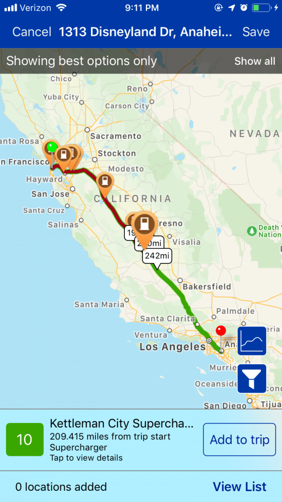 How to Use Plugshare: Trip Planner